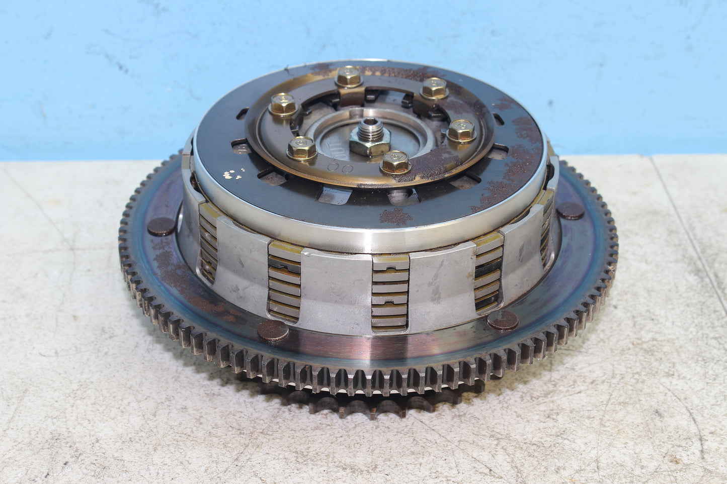 00-03 Harley Davidson Dyna Low Rider FXDL OEM Clutch Basket Assembly 37802-98B
