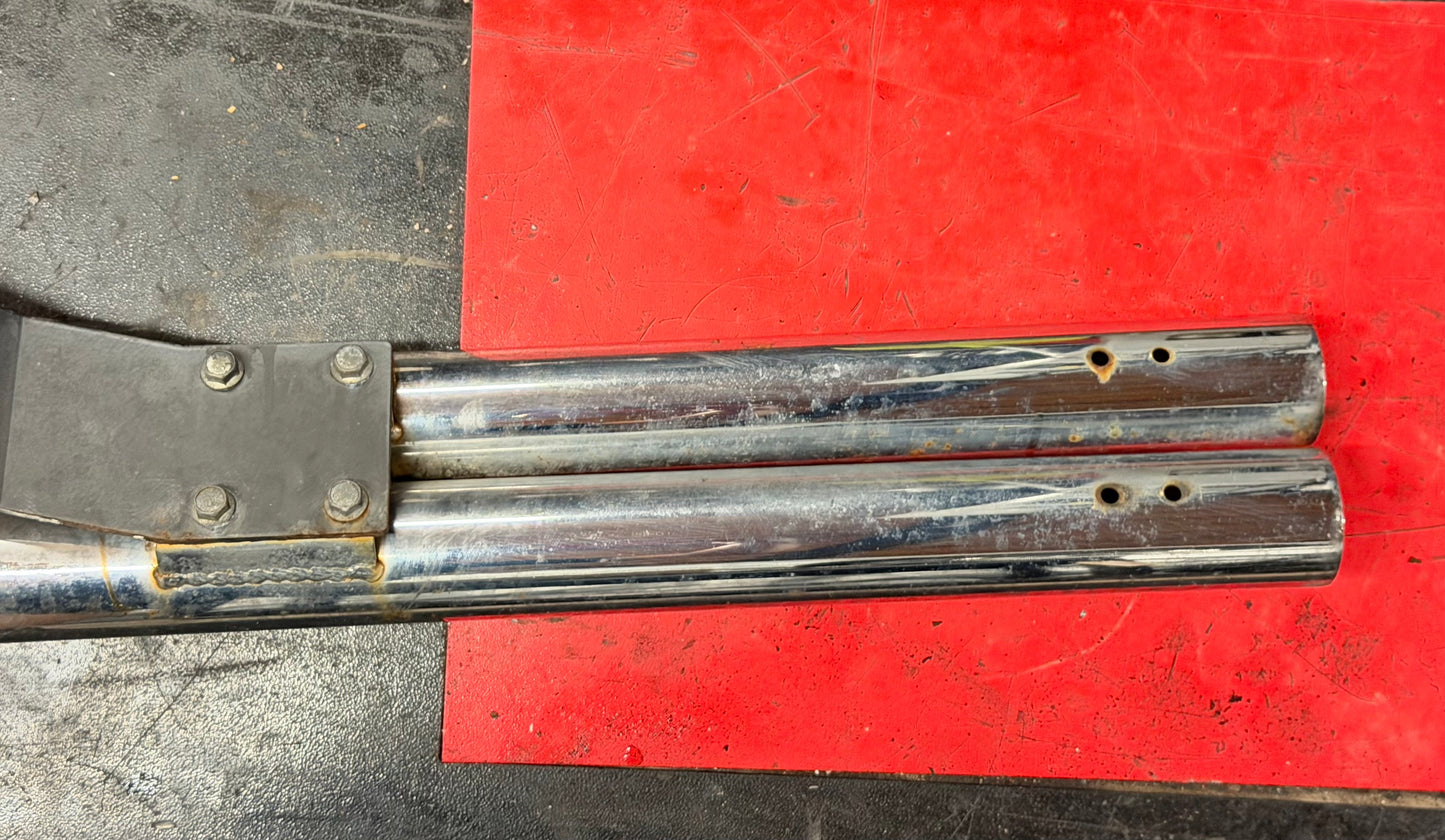 00-03 Harley Davidson Dyna Low Rider Vance & Hines Full Exhaust System Chrome