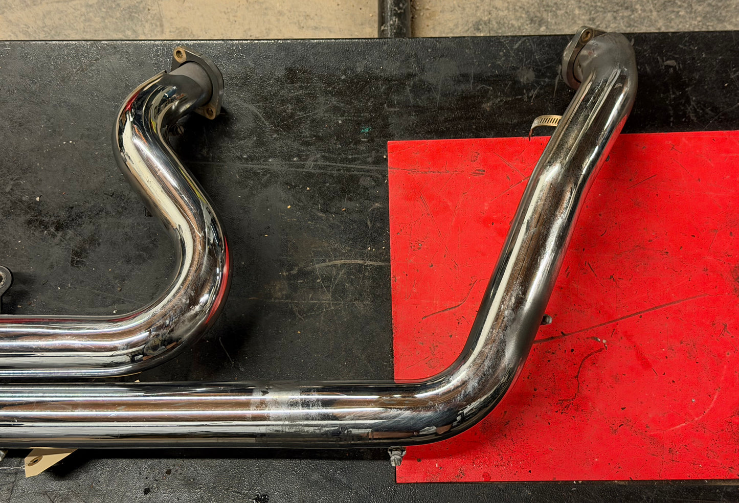 00-03 Harley Davidson Dyna Low Rider Vance & Hines Full Exhaust System Chrome