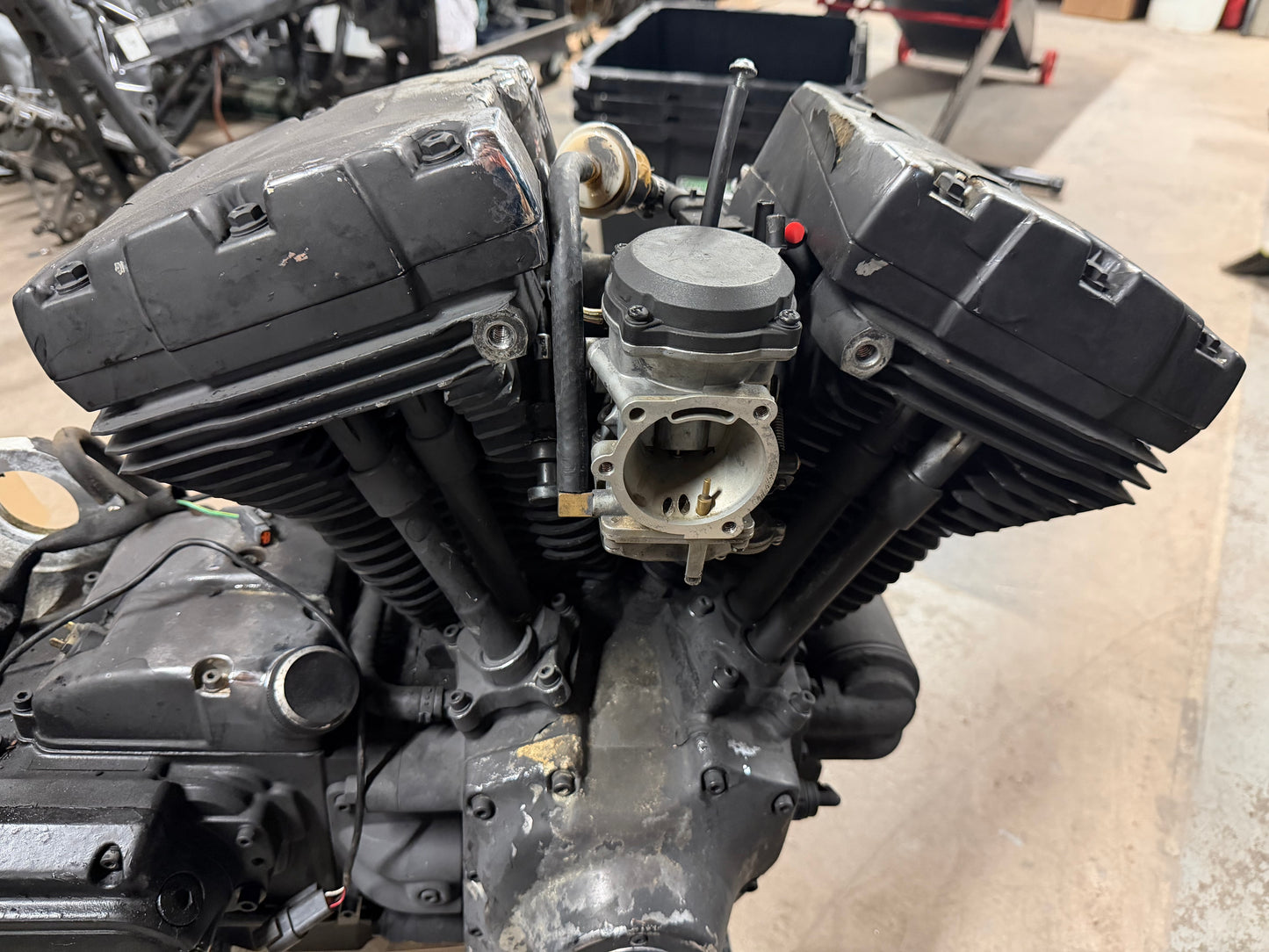 99-04 Harley Davidson Dyna Engine Trans Twin Cam 88 5 Speed TESTED *UNK MILES*