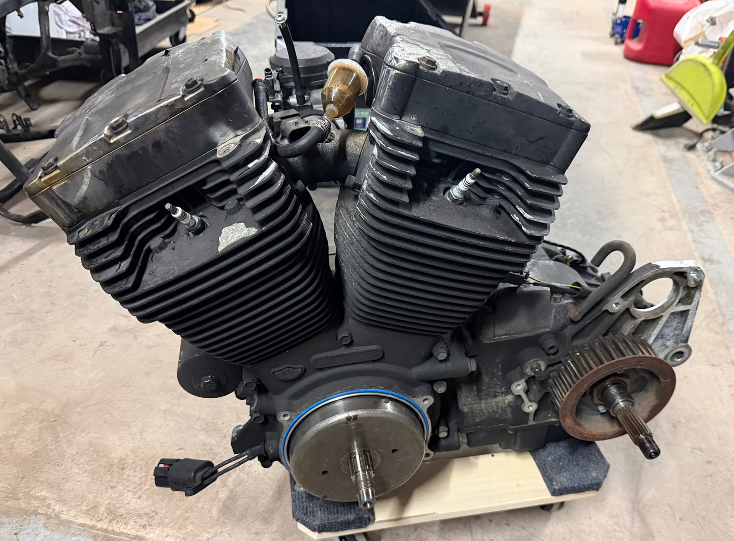 99-04 Harley Davidson Dyna Engine Trans Twin Cam 88 5 Speed TESTED *UNK MILES*