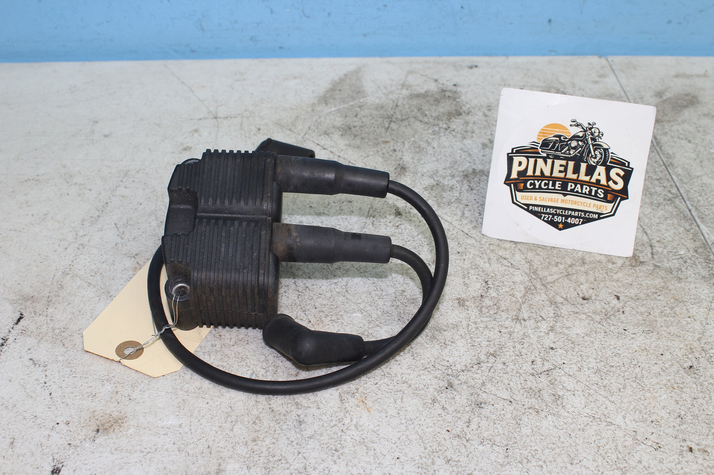 00-03 Harley Davidson Dyna Low Rider FXDL OEM Ignition Coil w/ Wires 31655-99