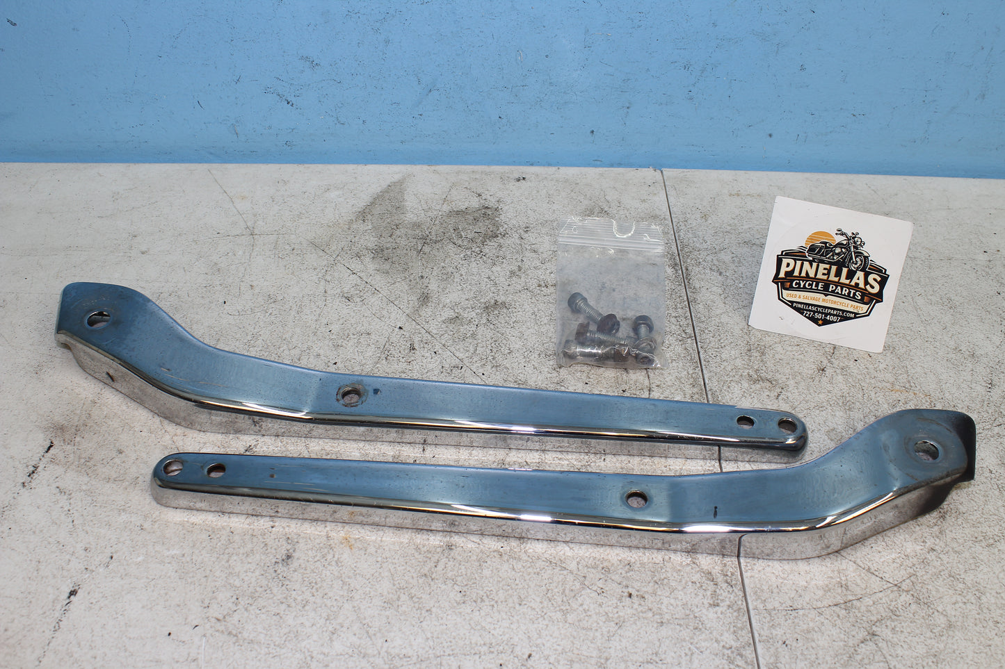 00-03 Harley Davidson Dyna Low Rider FXDL OEM Rear Fender Strut Cover (PAIR)
