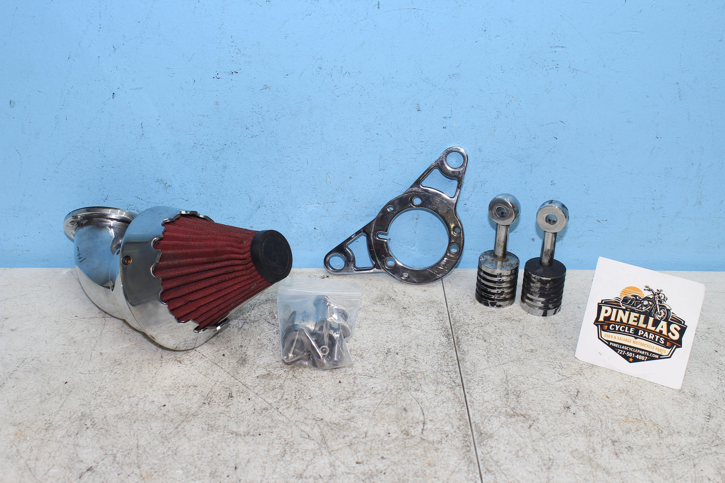 2000-2003 Harley Davidson Dyna Low Rider FXDL Air Cleaner Intake Assembly *DMG*
