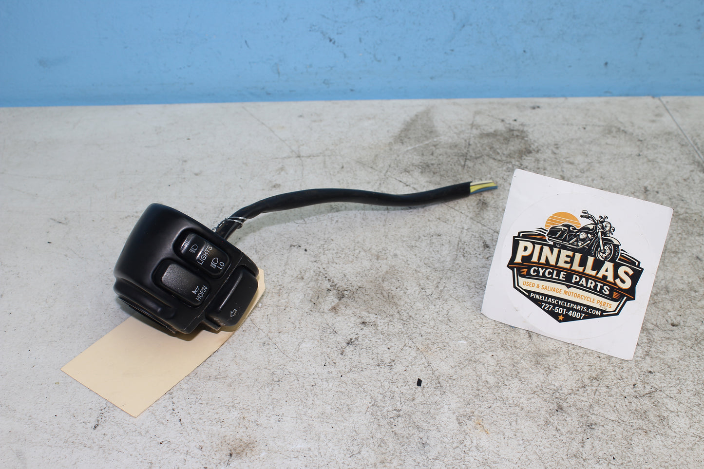 2000-2003 Harley Davidson Dyna Low Rider FXDL OEM Left Hand Controls *CUT WIRES*