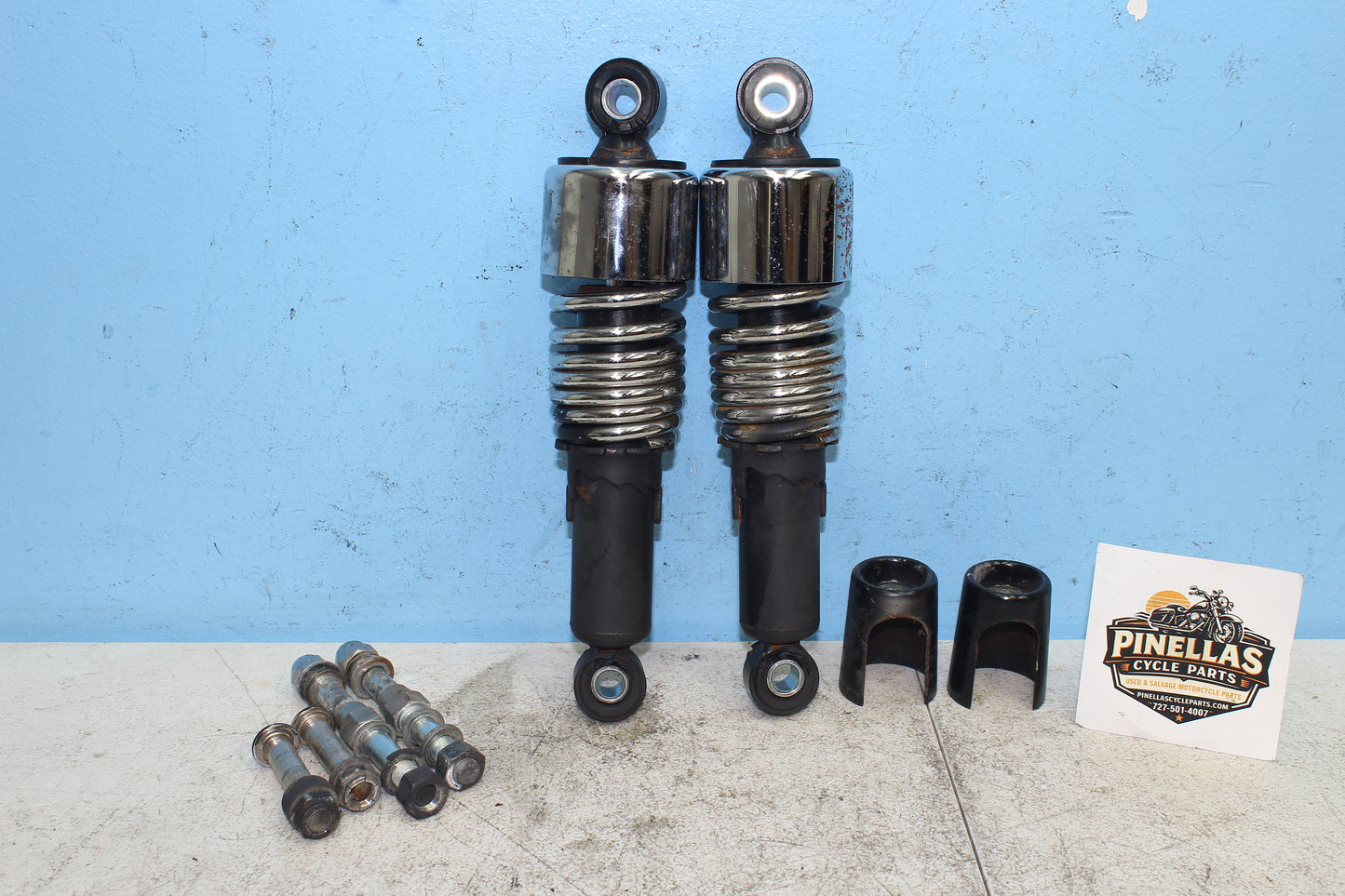 2000-2003 Harley Davidson Dyna Low Rider FXDL OEM Rear Shocks (PAIR) 54615-01