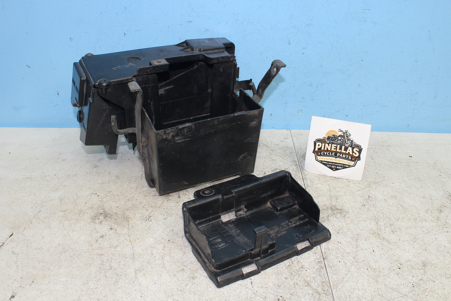 2001-2007 Honda Shadow Spirit VT750DC Battery Box Tray / Tool Holder