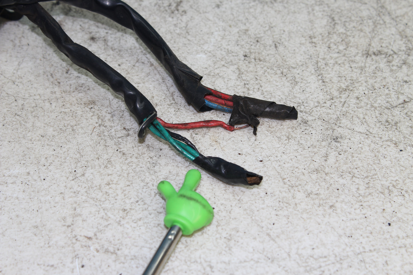 01-07 Honda Shadow Spirit VT750DC Lockset Ignition Gas Cap Fork Lock *DMG WIRE*