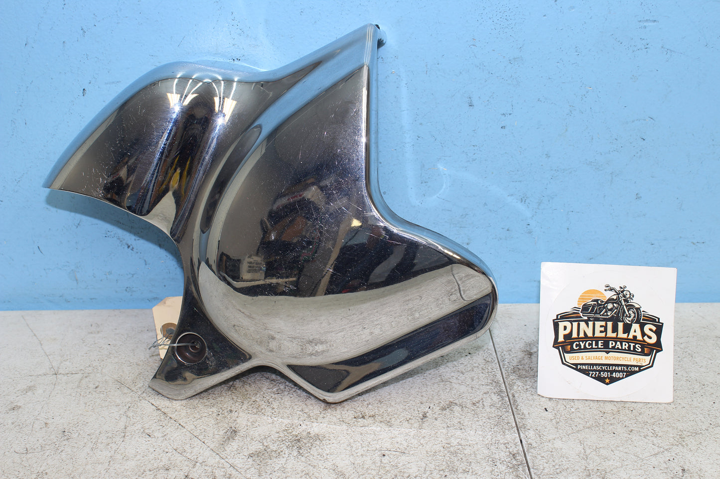 01-07 Honda Shadow Spirit VT750DC Left Side Chain Sprocket Cover 11350-MBA-710