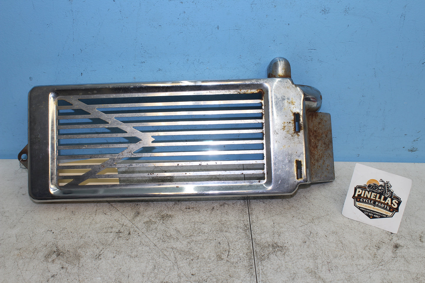 2001-2007 Honda Shadow Spirit VT750DC Radiator Cover 19035-MBA-670
