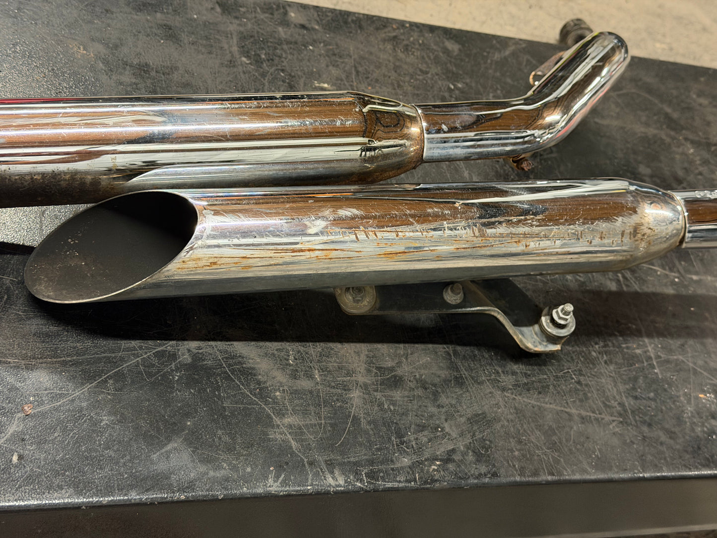 2001-2007 Honda Shadow Spirit VT750DC Cobra Exhaust 1374SC *DMG*