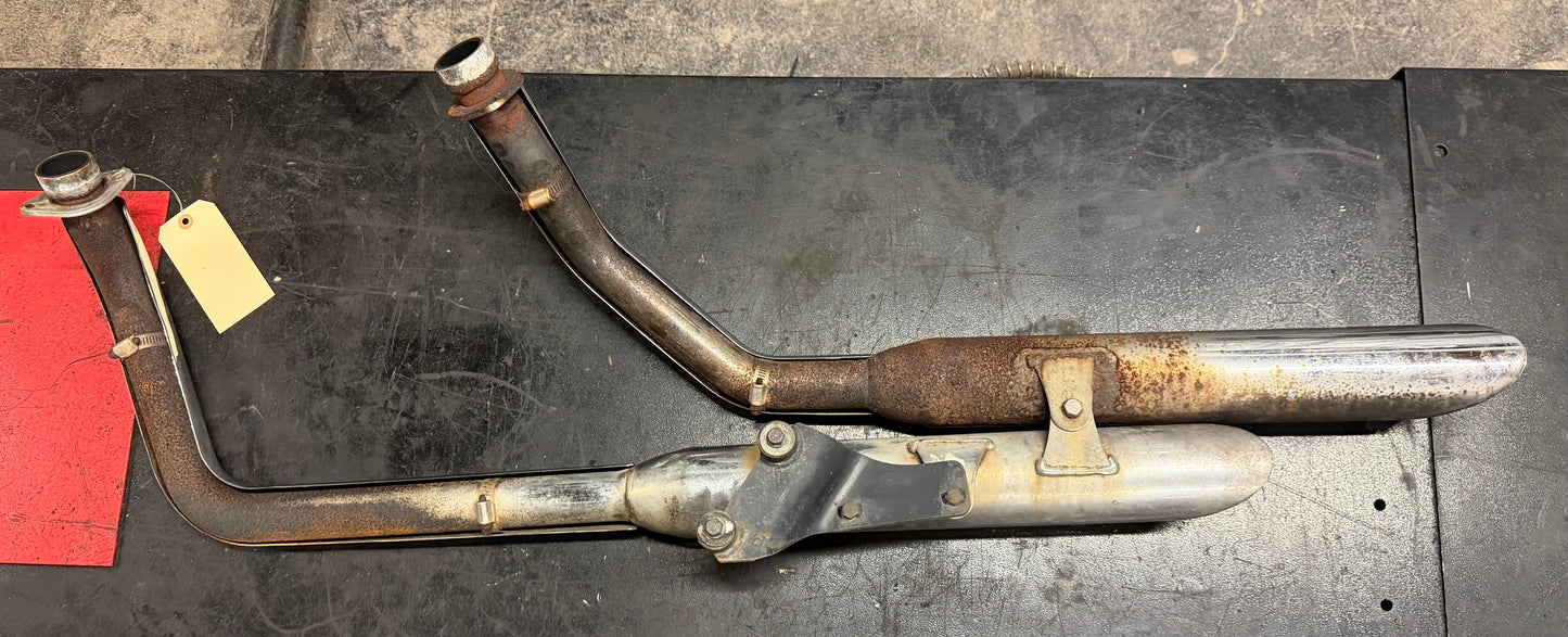 2001-2007 Honda Shadow Spirit VT750DC Cobra Exhaust 1374SC *DMG*
