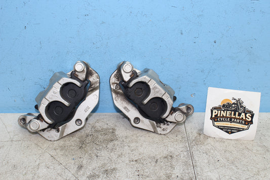 1999-2003 Yamaha Road Star Silverado XV1600 OEM Front Brake Calipers (Pair)