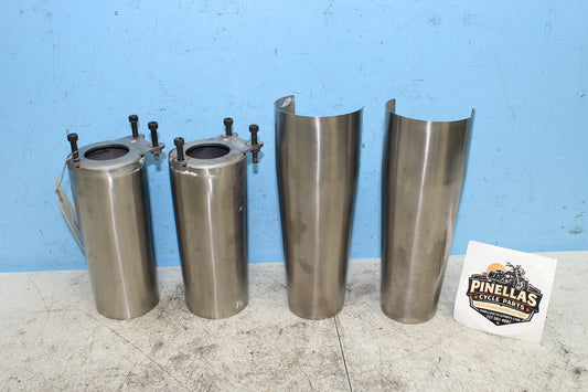 99-03 Yamaha Road Star Silverado XV1600 OEM Fork Tube Covers Upper Lower (4 pc)