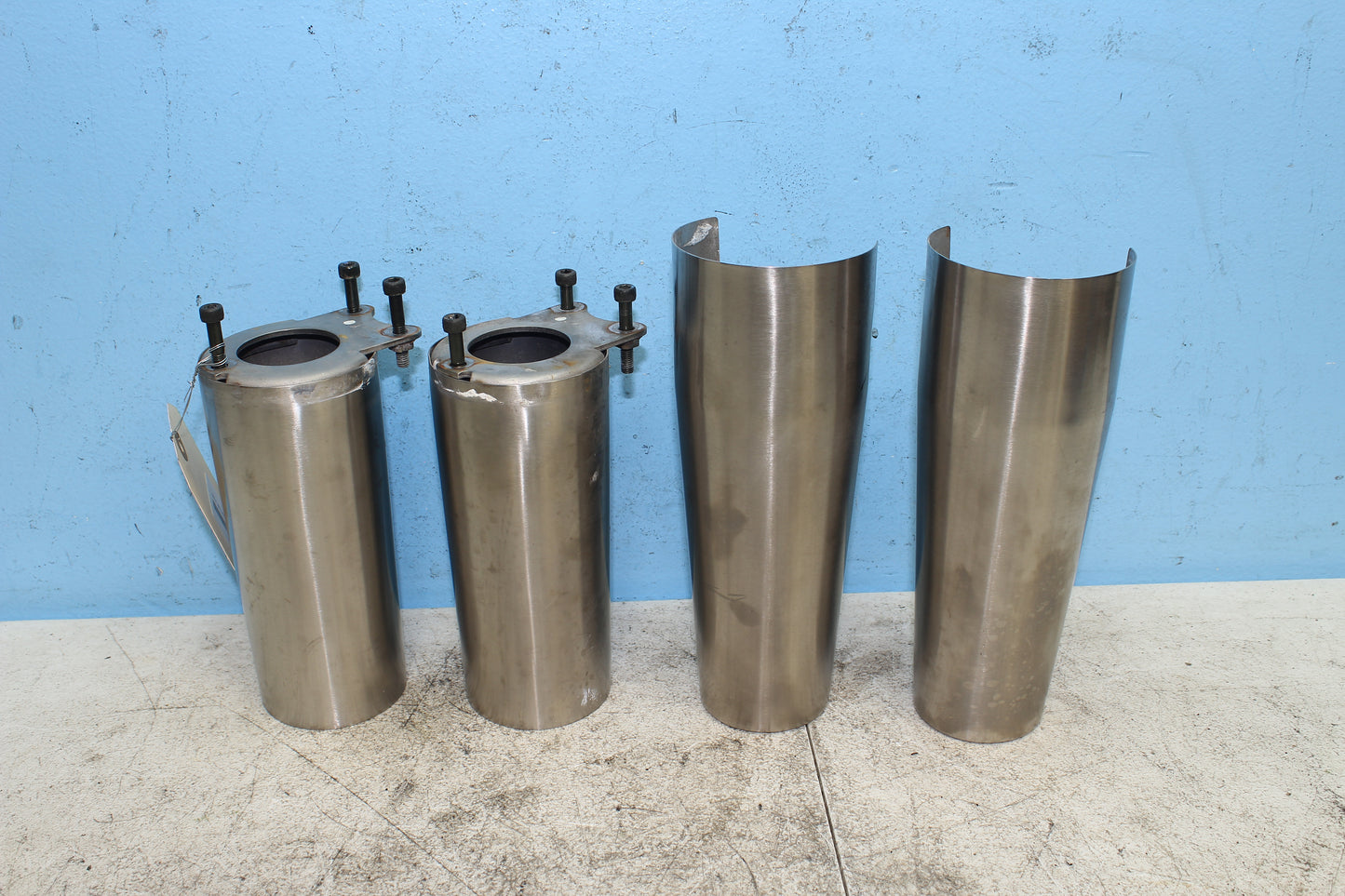 99-03 Yamaha Road Star Silverado XV1600 OEM Fork Tube Covers Upper Lower (4 pc)