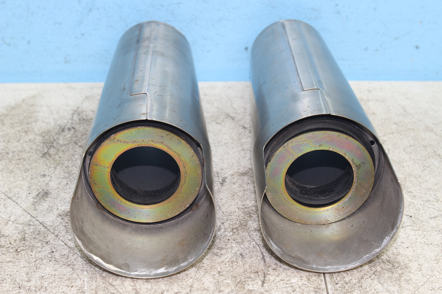 99-03 Yamaha Road Star Silverado XV1600 OEM Fork Tube Covers Upper Lower (4 pc)
