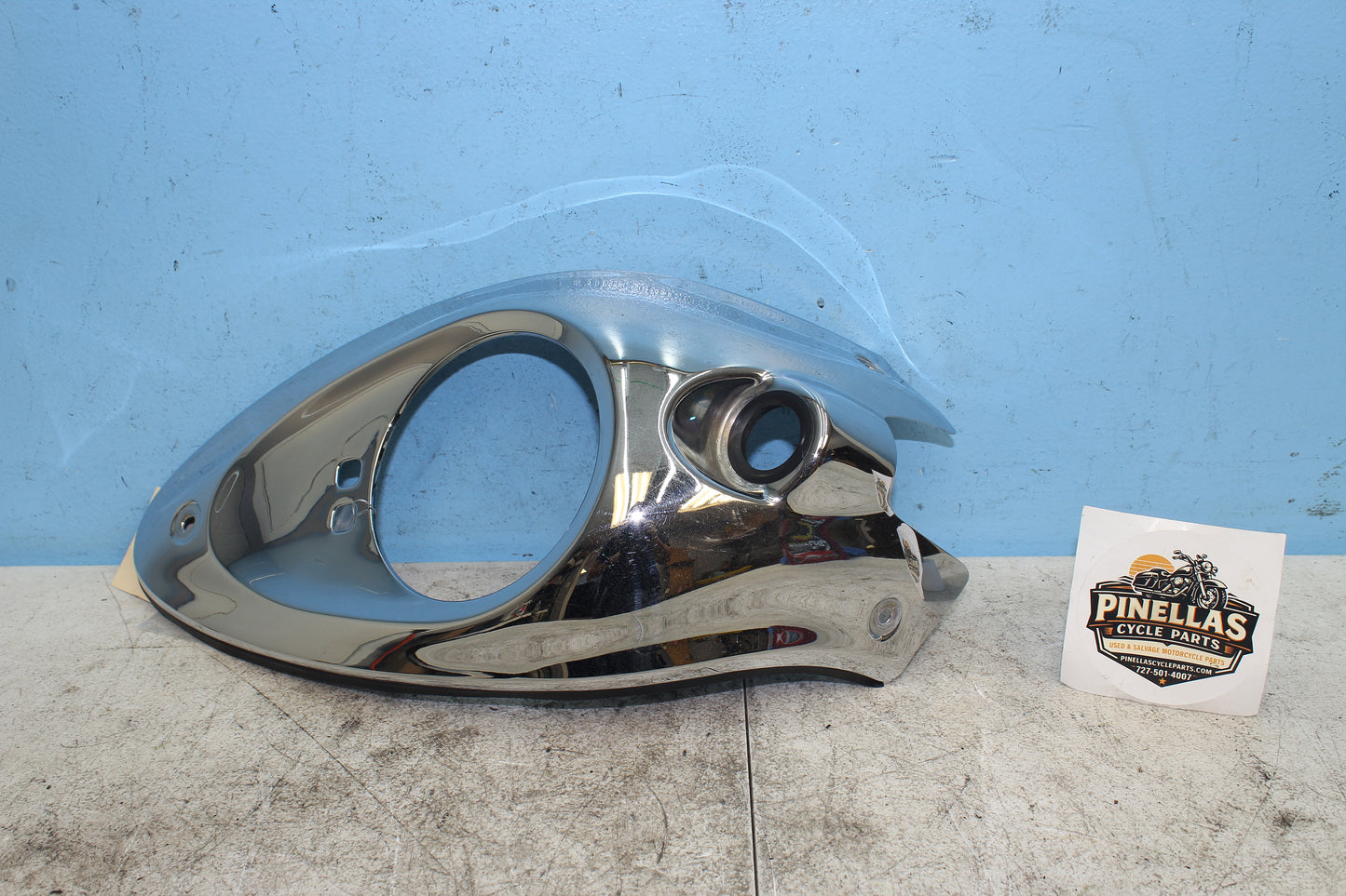 1999-2003 Yamaha Road Star Silverado XV1600 OEM Speedometer Cluster Cover Bezel