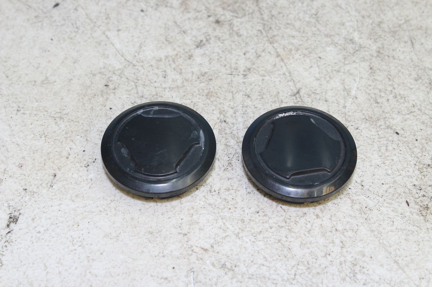 1999-2003 Yamaha Road Star Silverado XV1600 OEM Swing Arm Axle Pivot Bolt Covers