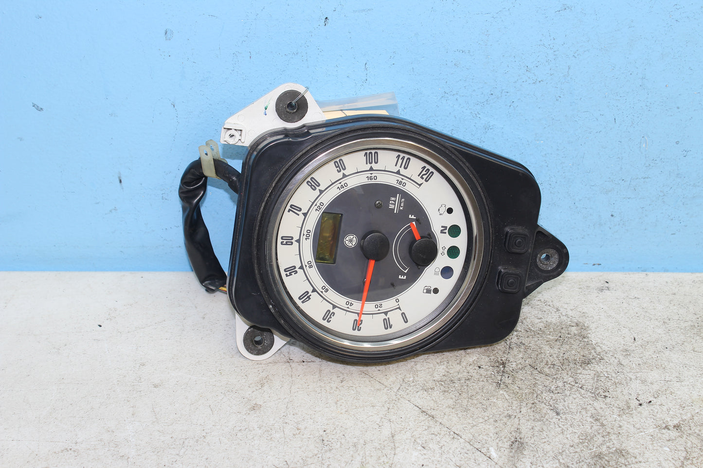 99-03 Yamaha Road Star Silverado XV1600 Speedometer Cluster 14k Miles *SCRN DMG*