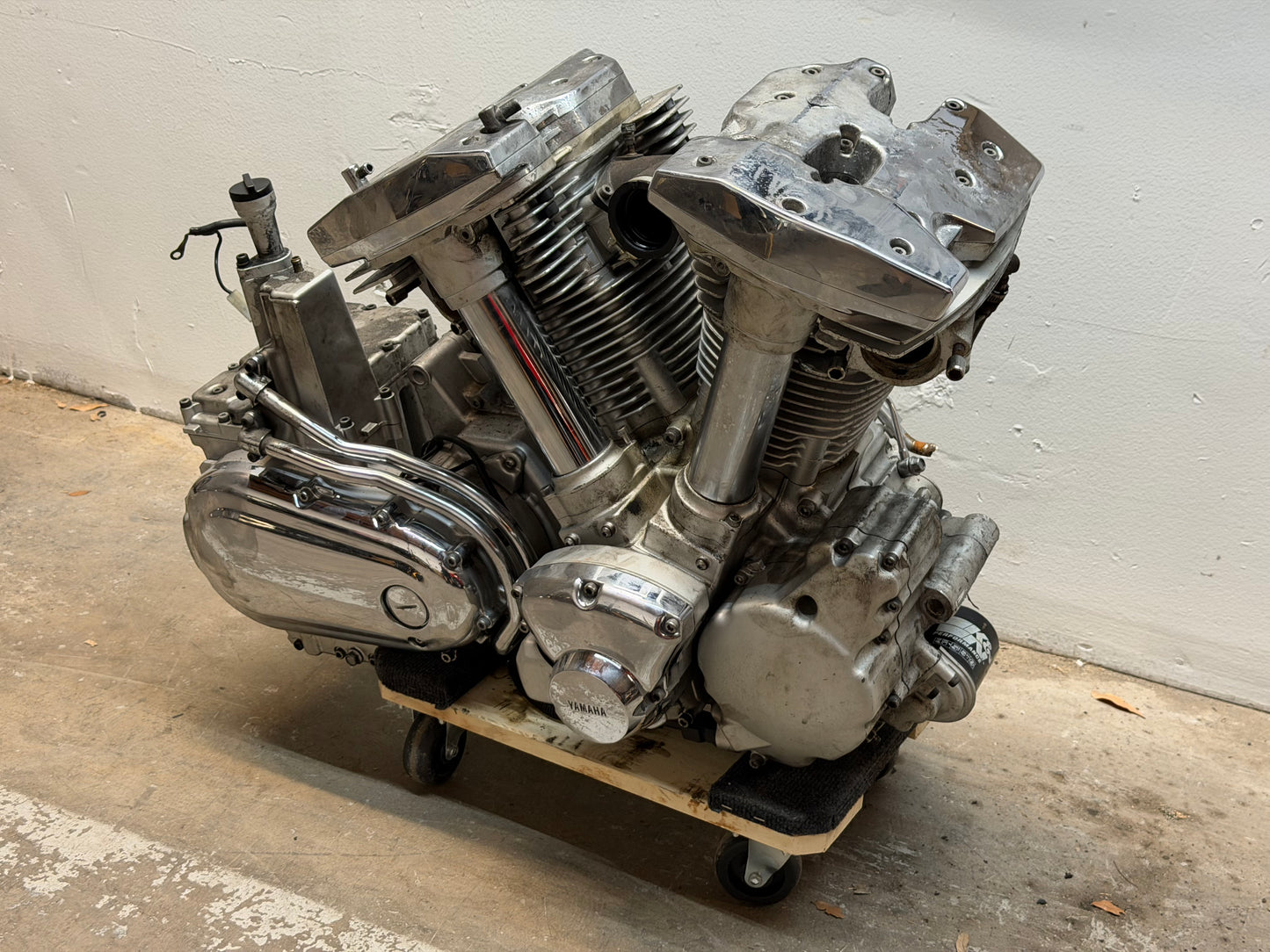 99-03 Yamaha Road Star Silverado XV1600 OEM Engine Transmission RUNS *NO CLUTCH*