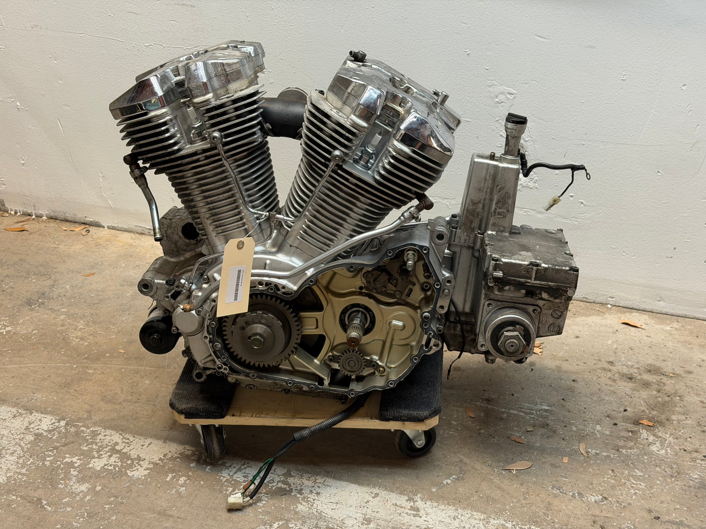 99-03 Yamaha Road Star Silverado XV1600 OEM Engine Transmission RUNS *NO CLUTCH*