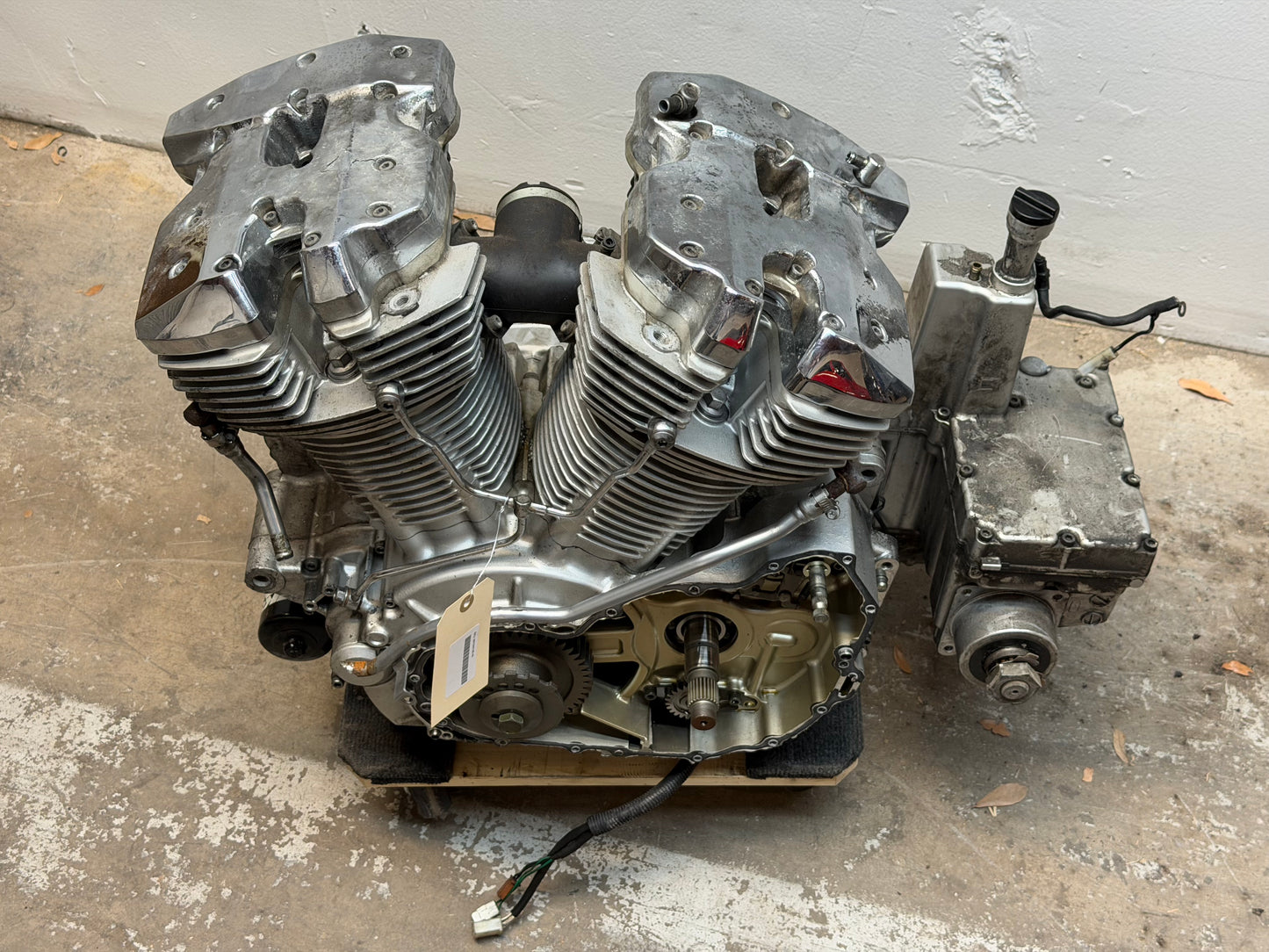 99-03 Yamaha Road Star Silverado XV1600 OEM Engine Transmission RUNS *NO CLUTCH*