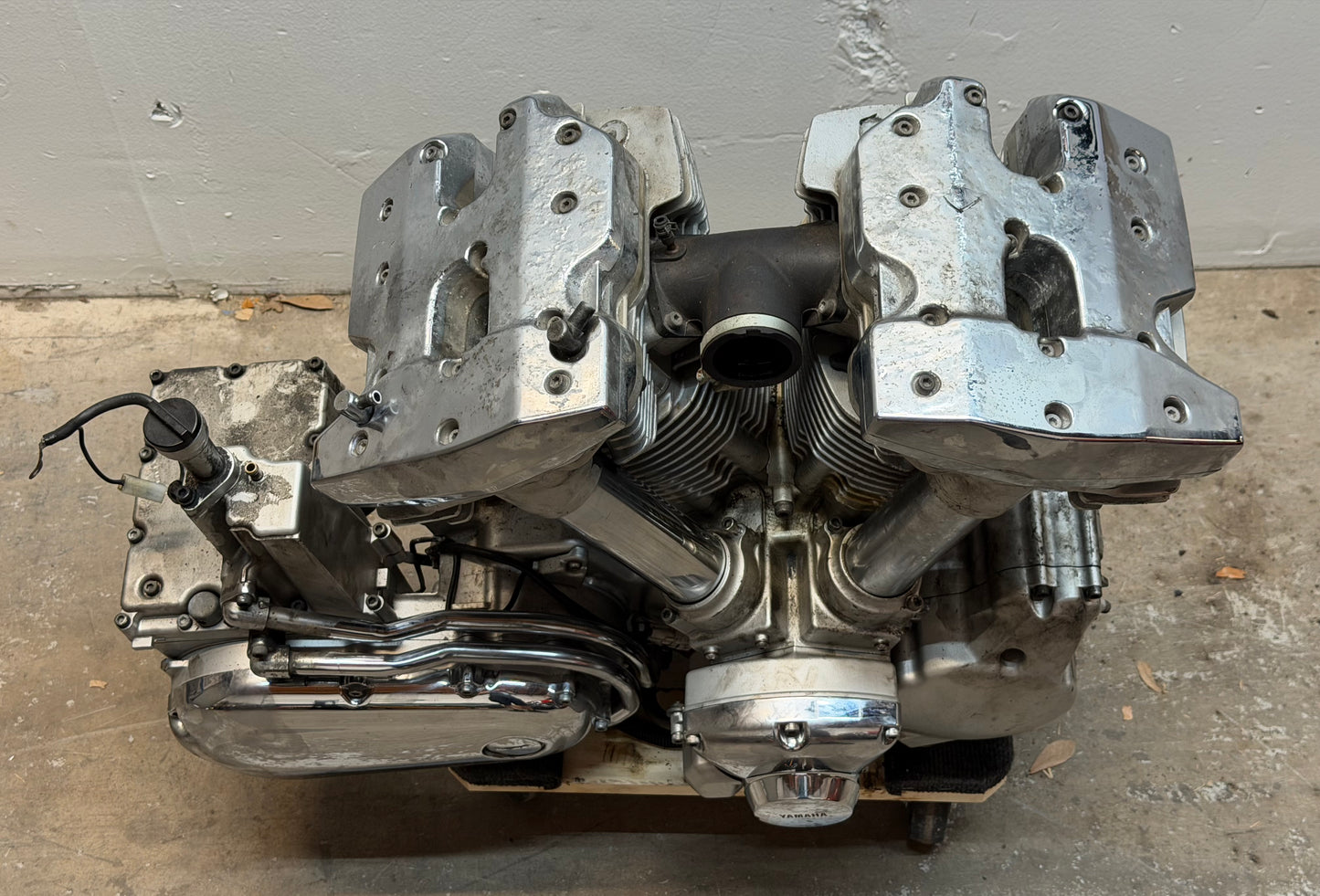 99-03 Yamaha Road Star Silverado XV1600 OEM Engine Transmission RUNS *NO CLUTCH*
