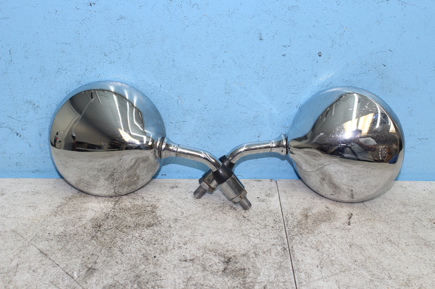 98-03 Honda Shadow VT750 ACE Deluxe OEM Mirrors Left Right *PAIR* 88210-MBA-670