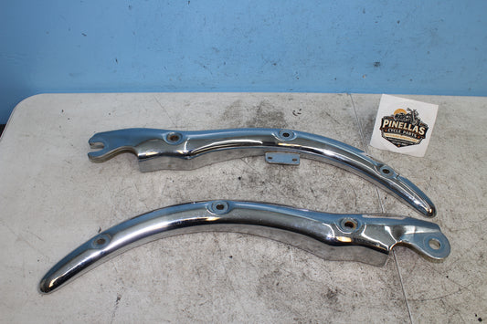 98-03 Honda Shadow VT750 ACE Deluxe OEM Rear Grab Rails Fender Mount Left Right