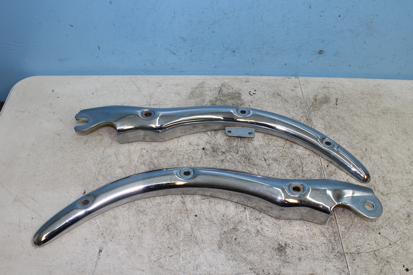 98-03 Honda Shadow VT750 ACE Deluxe OEM Rear Grab Rails Fender Mount Left Right