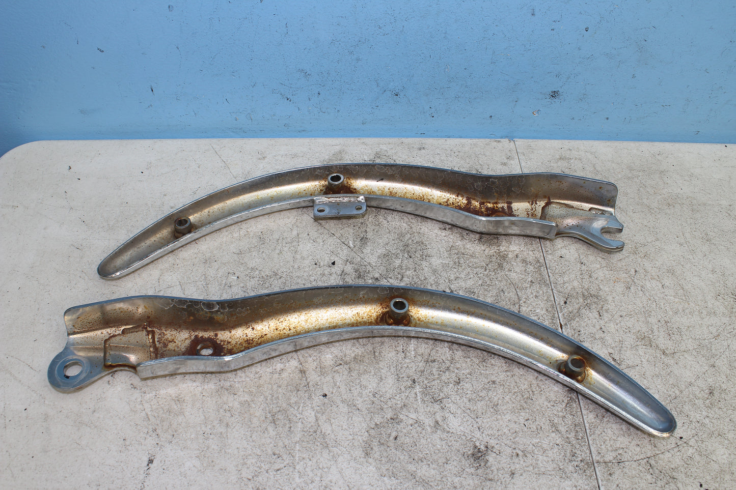 98-03 Honda Shadow VT750 ACE Deluxe OEM Rear Grab Rails Fender Mount Left Right