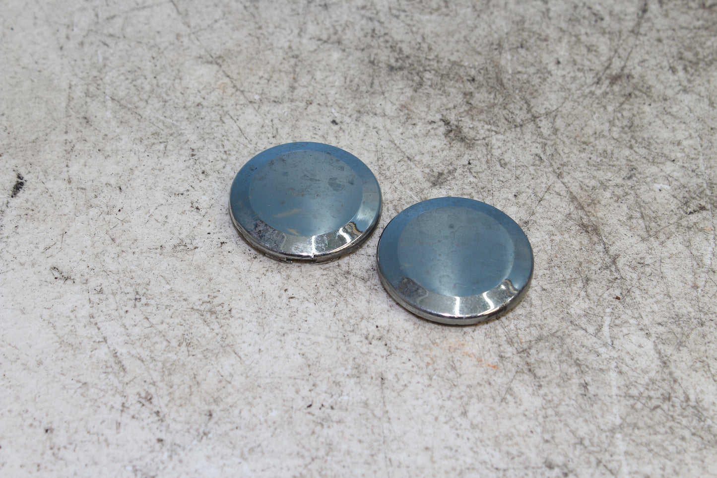 98-03 Honda Shadow VT750 ACE Deluxe OEM Swing Arm Bolt Cap Covers 90302-ME5-000