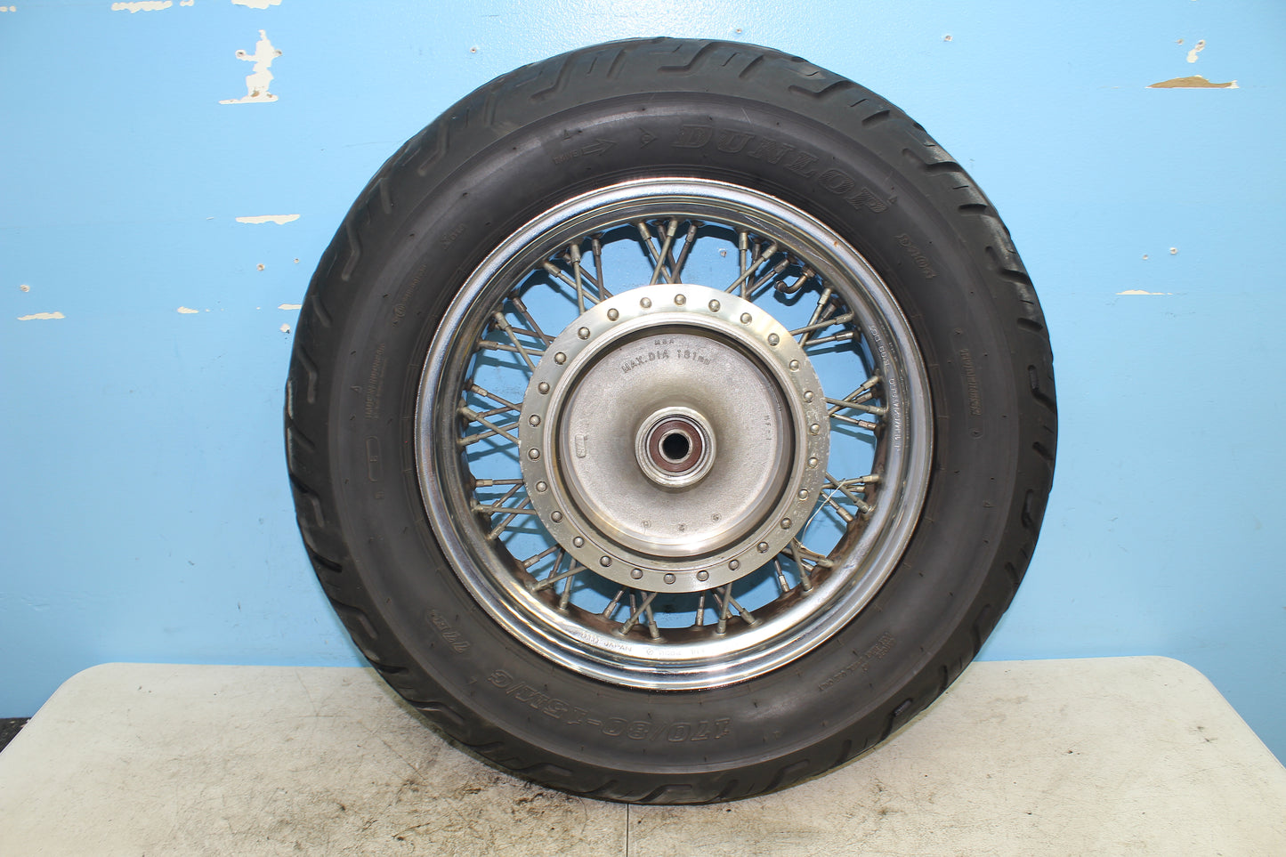 98-03 Honda Shadow VT750 ACE Deluxe OEM Rear Rim Wheel Tire *Straight*