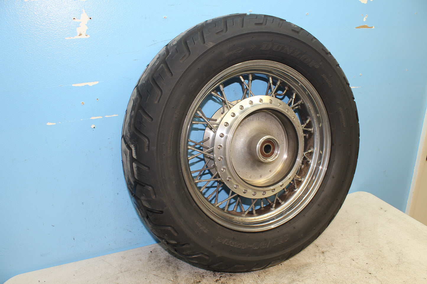 98-03 Honda Shadow VT750 ACE Deluxe OEM Rear Rim Wheel Tire *Straight*