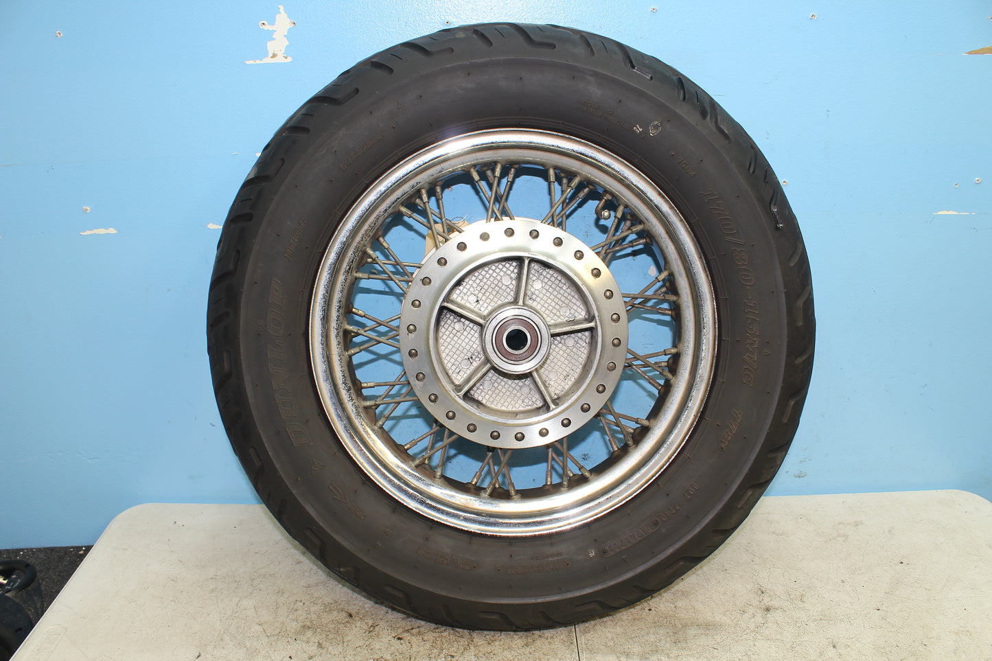 98-03 Honda Shadow VT750 ACE Deluxe OEM Rear Rim Wheel Tire *Straight*