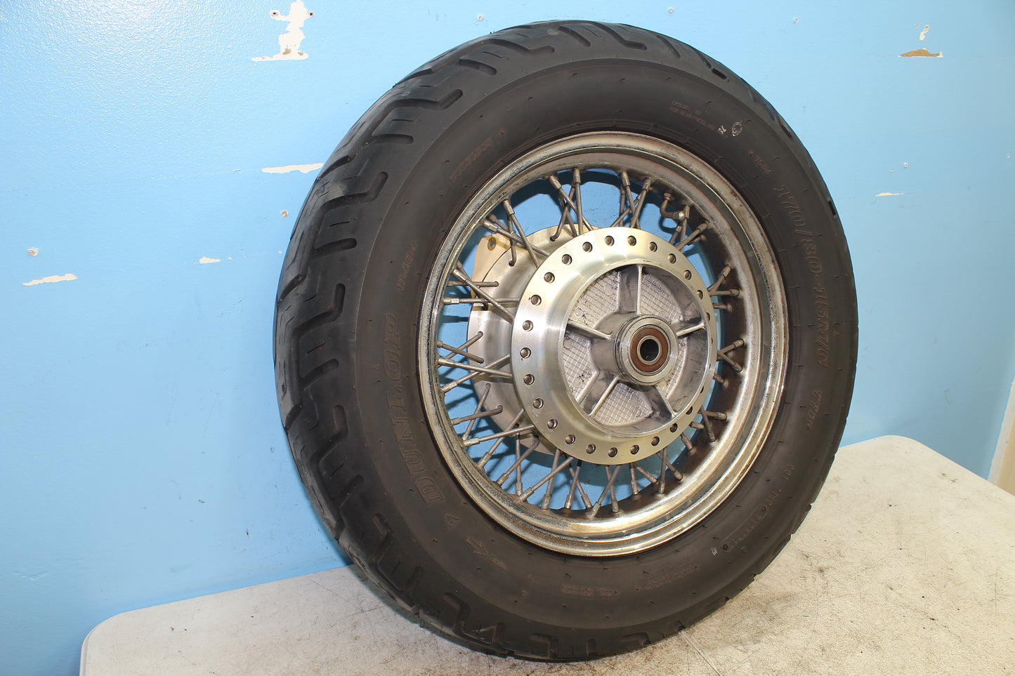 98-03 Honda Shadow VT750 ACE Deluxe OEM Rear Rim Wheel Tire *Straight*