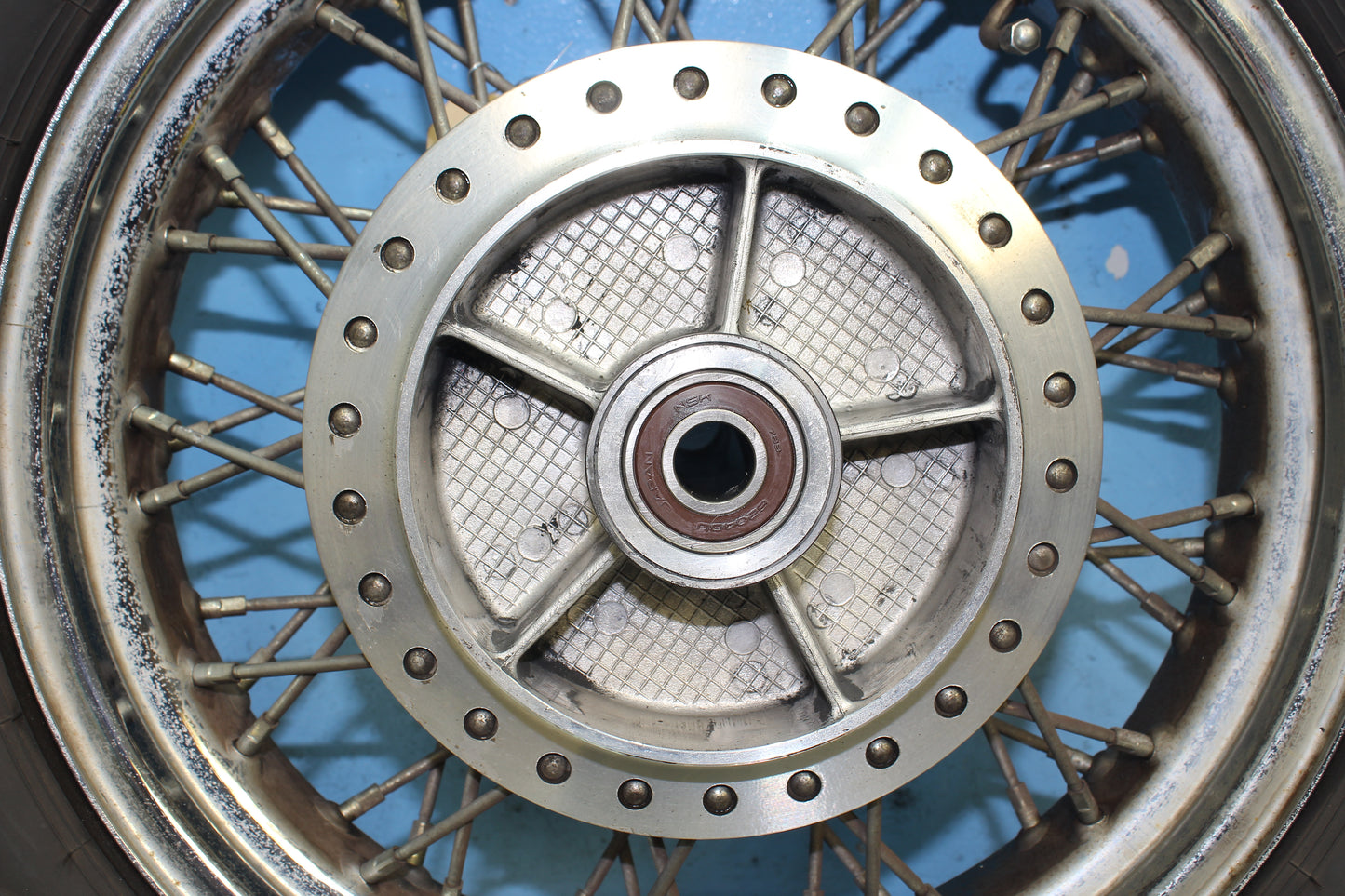 98-03 Honda Shadow VT750 ACE Deluxe OEM Rear Rim Wheel Tire *Straight*