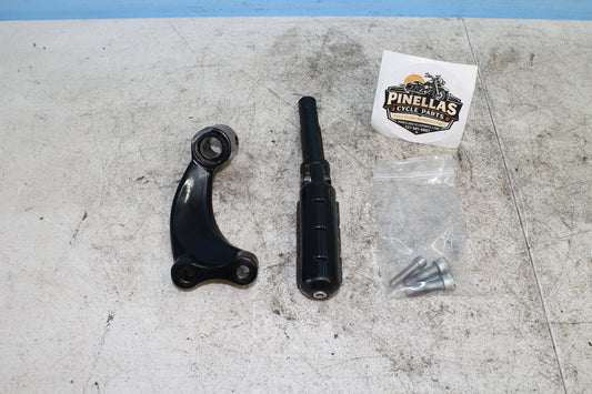 2014-2022 Harley Davidson Sportster 883 Left Driver Foot Peg w/ Mounting Bracket