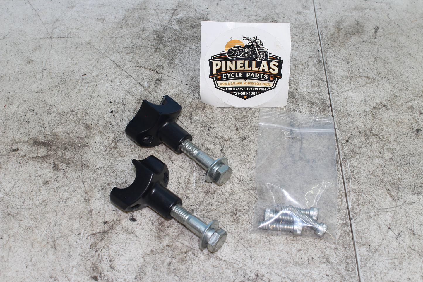 2014-2022 Harley Davidson Sportster 883 OEM Bar Risers 56116-82A 56117-82A