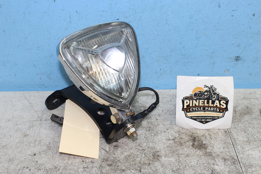 2014-2022 Harley Davidson Sportster 883 Aftermarket Triangle Headlight w/ Mount