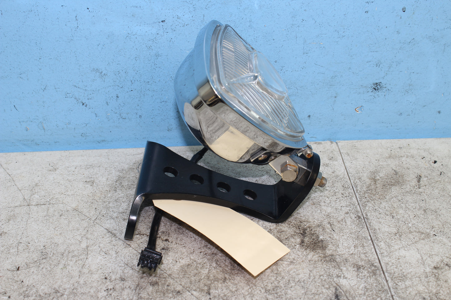 2014-2022 Harley Davidson Sportster 883 Aftermarket Triangle Headlight w/ Mount