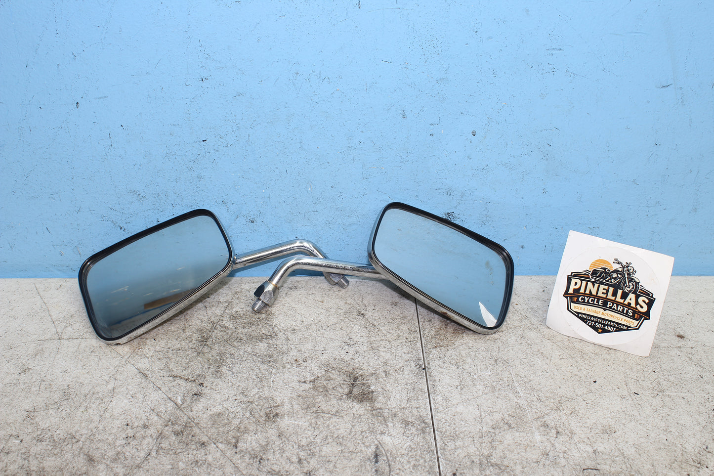 99-04 Kawasaki Vulcan Nomad VN1500 OEM Mirrors Left Right 56001-1503, 56001-1504