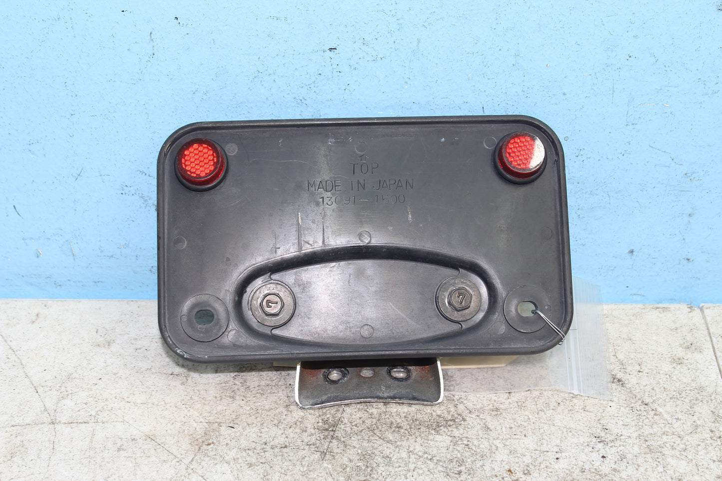 99-04 Kawasaki Vulcan Nomad VN1500 OEM License Plate Mounting Bracket