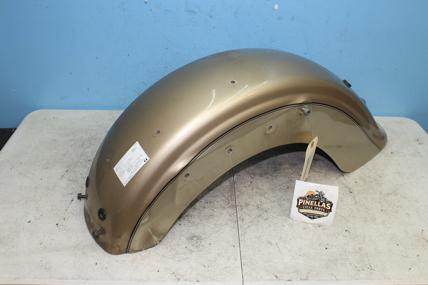 99-04 Kawasaki Vulcan Nomad VN1500 OEM Rear Wheel Fender 35022-5105-Y1