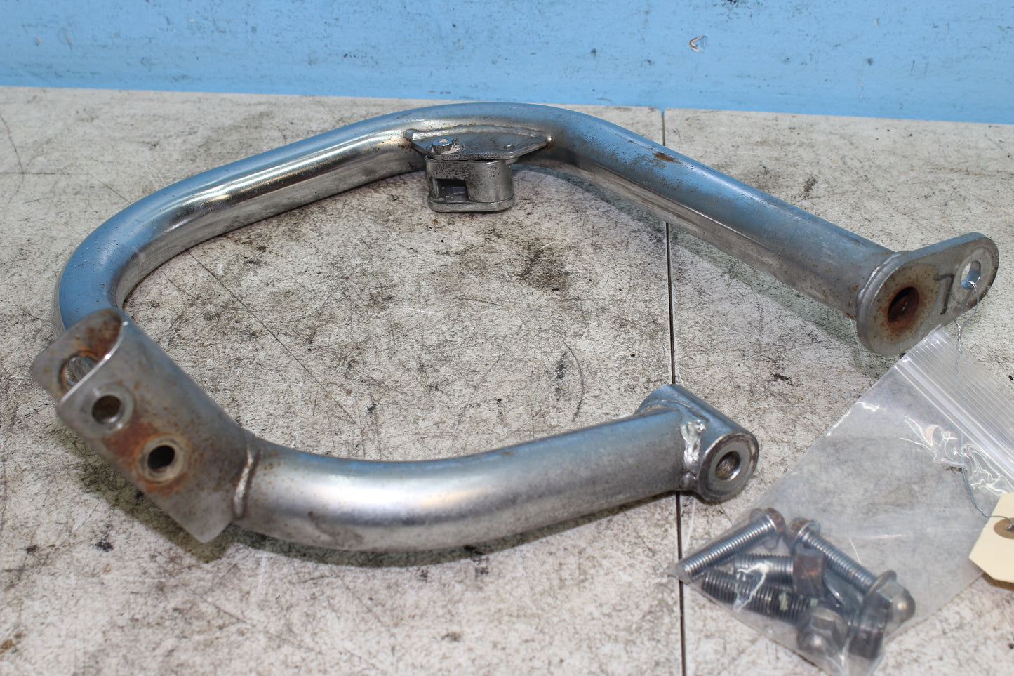 99-04 Kawasaki Vulcan Nomad VN1500 OEM Left Crash Bar Lower Rear 55020-1683