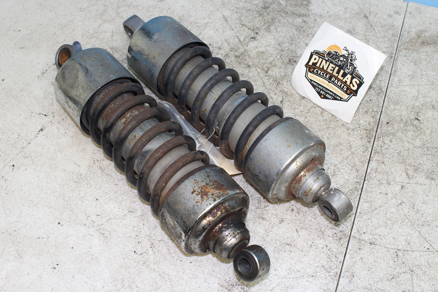 99-04 Kawasaki Vulcan Nomad VN1500 OEM Rear Shocks Left Right