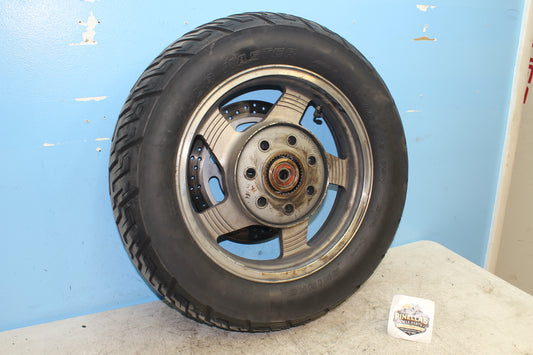 99-04 Kawasaki Vulcan Nomad VN1500 OEM Rear Wheel Rim Tire *STRAIGHT*