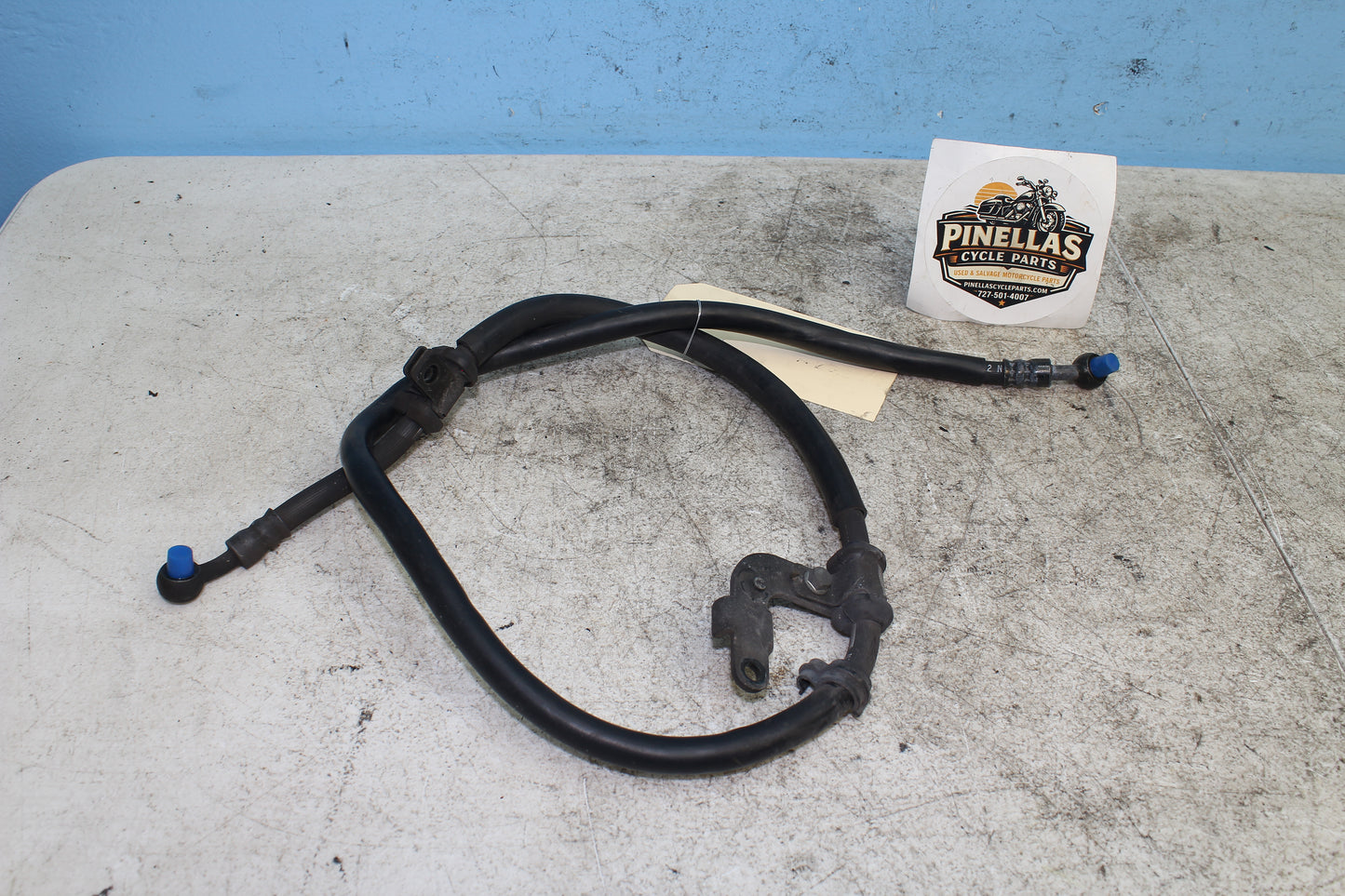 98-03 Honda Shadow VT 750 Deluxe ACE OEM Front Brake Line Hose 45126-MBA-J11