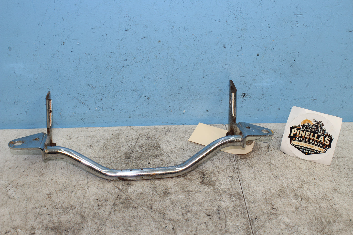 98-03 Honda Shadow VT 750 Deluxe ACE Front Fog Light Bar Mount Bracket *DMG*