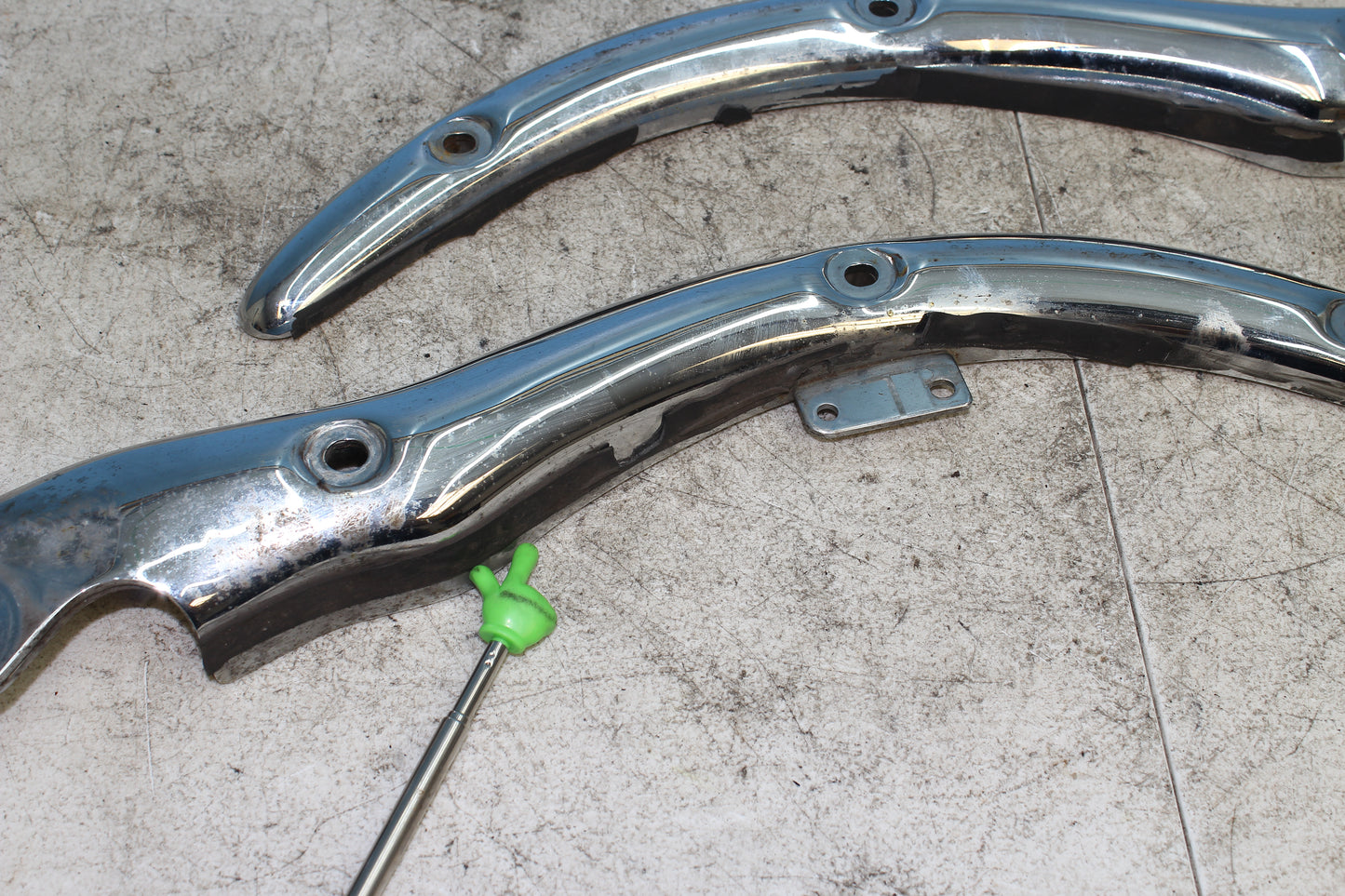 98-03 Honda Shadow VT 750 Deluxe ACE OEM Grab Rails Rear Fender Mount